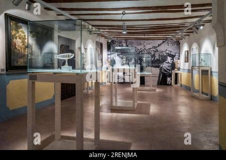 Museum of the episcopal palace of the 18th century of the diocese of Albarracín, Teruel, Aragon, Spain, Europe Stock Photo