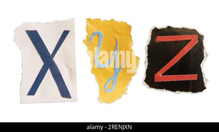 Letter Cutting with Masking Tape Tutorial: Letter A to Z 