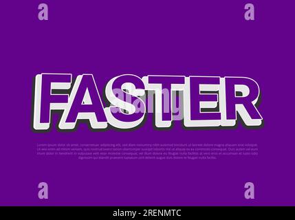 Crunchy text effect template with 3d bold style use for logo Pro Vector Stock Vector