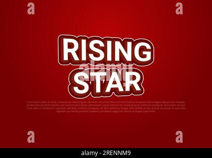 Crunchy text effect template with 3d bold style use for logo Pro Vector Stock Vector