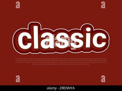 Crunchy text effect template with 3d bold style use for logo Pro Vector Stock Vector