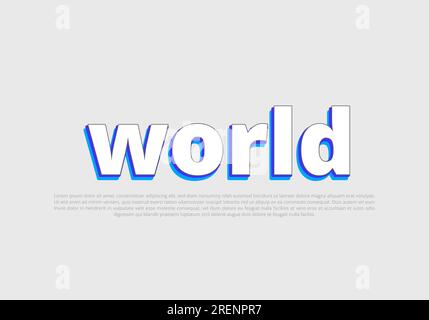 Crunchy text effect template with 3d bold style use for logo Pro Vector Stock Vector