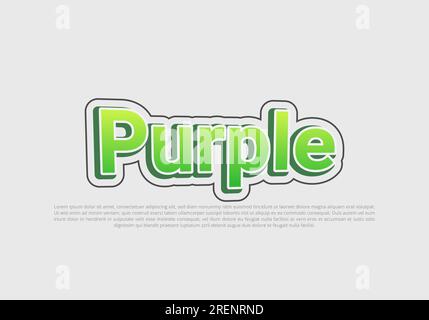 Crunchy text effect template with 3d bold style use for logo Pro Vector Stock Vector