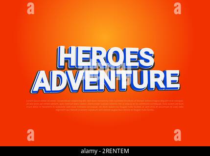 Crunchy text effect template with 3d bold style use for logo Pro Vector Stock Vector