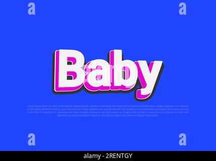 Crunchy text effect template with 3d bold style use for logo Pro Vector Stock Vector