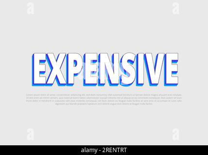 Crunchy text effect template with 3d bold style use for logo Pro Vector Stock Vector