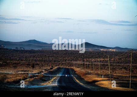 Emali Kimana Oloitokitok Road Highway Amboseli National Park Mount ...