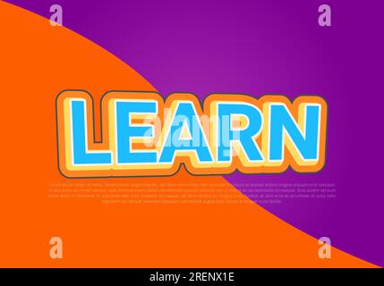 Crunchy text effect template with 3d bold style use for logo Pro Vector Stock Vector