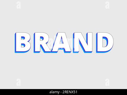 Crunchy text effect template with 3d bold style use for logo Pro Vector Stock Vector