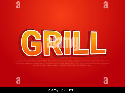 Crunchy text effect template with 3d bold style use for logo Pro Vector Stock Vector