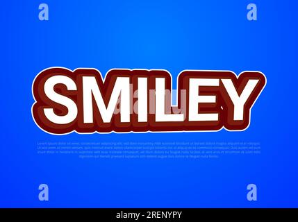 Crunchy text effect template with 3d bold style use for logo Pro Vector Stock Vector