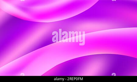 Abstract elegant violet gradient background with smooth rounded shapes. Blurred vector graphic pattern Stock Vector