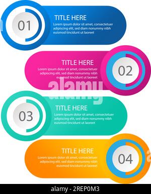 Infographics design vectors and marketing icons can be used for workflow layouts, diagrams, annual reports, and web design. Business concept Stock Vector