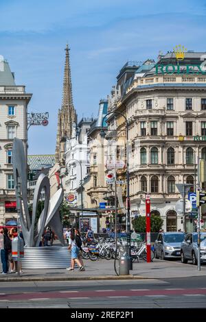 View of the city center, Vienna, Austria Stock Photo