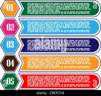 Infographics design vectors and marketing icons can be used for workflow layouts, diagrams, annual reports, and web design. Business concept Stock Vector