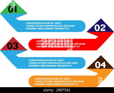 Infographics design vectors and marketing icons can be used for workflow layouts, diagrams, annual reports, and web design. Business concept Stock Vector