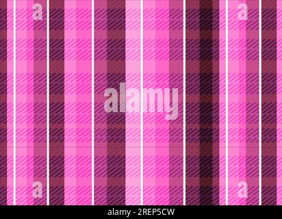 Tartan plaid pattern. Seamless glen check plaid graphic texture background for dress, skirt, scarf, throw, jacket, other Stock Vector