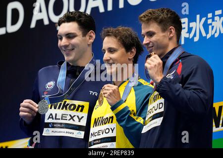 Gold Medalists Cameron McEvoy Of Australia Celebrates During The Medal ...