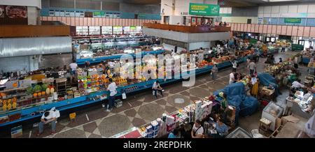 the green bazar in almaty kazakhstan Stock Photo