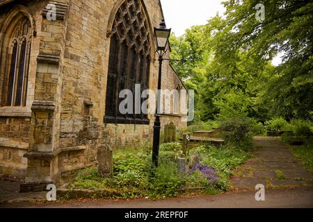 Churchyard, Knaresborough Stock Photo