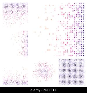 Digital cover. Sunset color theme backgrounds. Gradient geometric patterns. Classy vector illustration. Stock Vector