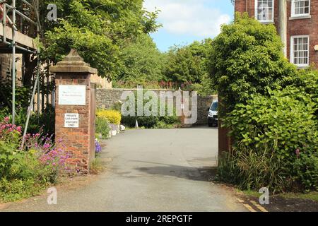 Hawarden village. Flintshire North Wales Stock Photo