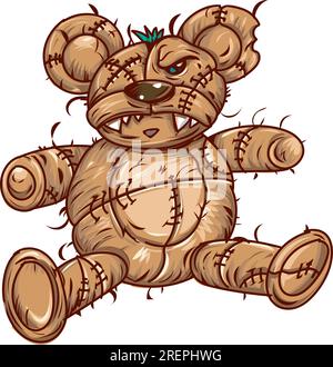 Evil Scary Teddy Bear Halloween Zombie Kids T-Shirt for Sale by