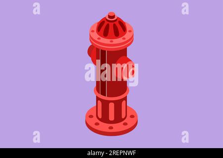 Fire Hydrant 3d Illustration Isolated On White Stock Photo