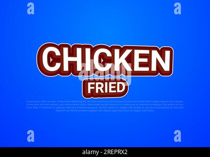 Crunchy text effect template with 3d bold style use for logo Pro Vector Stock Vector
