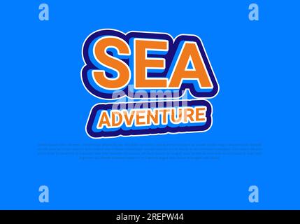Crunchy text effect template with 3d bold style use for logo Pro Vector Stock Vector