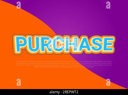 Crunchy text effect template with 3d bold style use for logo Pro Vector Stock Vector