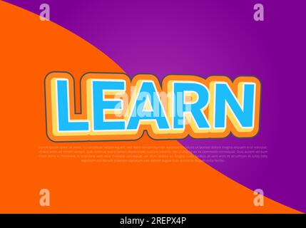 Crunchy text effect template with 3d bold style use for logo Pro Vector Stock Vector