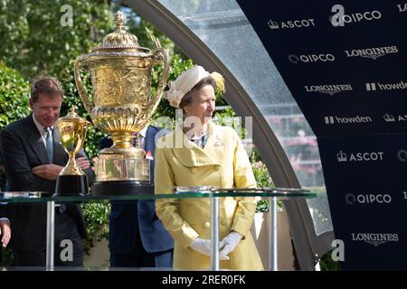 Ascot Berkshire UK. 29th July 2023. Princess Anne The Princess