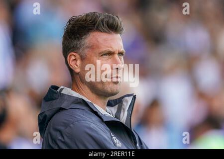 Sheffield, UK. 29th July, 2023. Luton Town Manager Rob Edwards during the Sheffield Wednesday FC vs Luton Town FC at Hillsborough Stadium, Sheffield, United Kingdom on 29 July 2023 Credit: Every Second Media/Alamy Live News Stock Photo