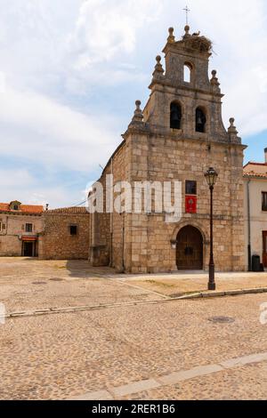 Parroquia San Antonio Abad, Burgos, autonomous community of Castile and Leon, Spain. The parish of San Antonio founded in 1187 by Alfonso VIII, has al Stock Photo