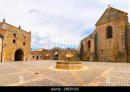 Monasterio de Santa Maria la Real de Las Huelgas, Burgos, province of Burgos, autonomous community of Castile-Leon, Spain. A church, cloisters, chapel Stock Photo