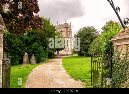 St Martin's Parish Church in Horsley near Stroud Gloucestershire, England, United Kingdom Stock Photo