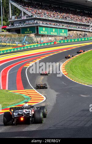 Stavelot, Belgium. 29th July, 2023. Illustration picture taken during the sprint race of the F1 Grand Prix of Belgium auto race, in Spa-Francorchamps, Saturday 29 July 2023. The Spa-Francorchamps Formula One Grand Prix takes place this weekend, from July 28th to July 30th. BELGA PHOTO JONAS ROOSENS Credit: Belga News Agency/Alamy Live News Stock Photo