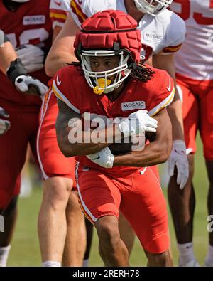 Kansas City Chiefs wide receiver Jerrion Ealy arrives at NFL football  training camp Friday, July 28, 2023, in St. Joseph, Mo. (AP Photo/Charlie  Riedel Stock Photo - Alamy