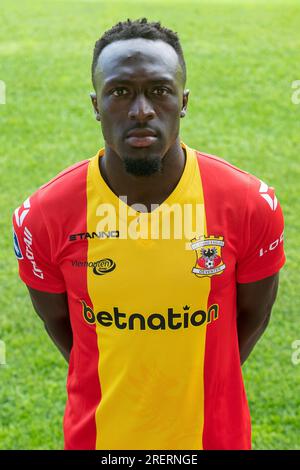 Deventer, Netherlands. 29th July, 2023. DEVENTER, NETHERLANDS - JULY 29: Bobby Adekanye of Go Ahead Eagles during a Photocall of Go Ahead Eagles at Adelaarshorst on July 29, 2023 in Deventer, Netherlands. (Photo by Henny Meijerink/BSR Agency) Credit: BSR Agency/Alamy Live News Stock Photo