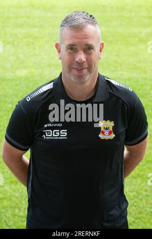 Deventer, Netherlands. 29th July, 2023. DEVENTER, NETHERLANDS - JULY 29: Rene Hake of Go Ahead Eagles during a Photocall of Go Ahead Eagles at Adelaarshorst on July 29, 2023 in Deventer, Netherlands. (Photo by Henny Meijerink/BSR Agency) Credit: BSR Agency/Alamy Live News Stock Photo