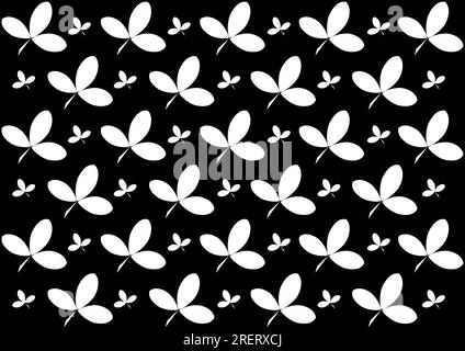 Black and white ornate geometric pattern and abstract background Stock ...