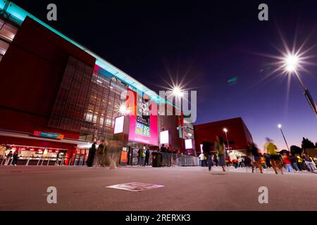 Brisbane, Australia. 29th July, 2023. Fans arriving at Brisbane stadium ahead of the FIFA Women's World Cup Australia & New Zealand 2023 Group match between France and Brazil.France won the game 2-1. Credit: SOPA Images Limited/Alamy Live News Stock Photo