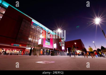 Brisbane, Australia. 29th July, 2023. Fans arriving at Brisbane stadium ahead of the FIFA Women's World Cup Australia & New Zealand 2023 Group match between France and Brazil.France won the game 2-1. (Photo by George Hitchens/SOPA Images/Sipa USA) Credit: Sipa USA/Alamy Live News Stock Photo