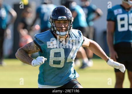 Jacksonville Jaguars wide receiver Elijah Cooks (84) during the