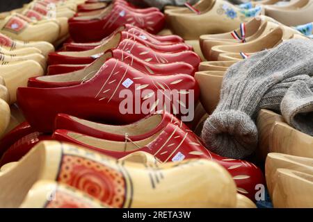Clogs at the cheese market in Alkmaar Stock Photo