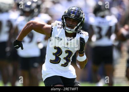 Philadelphia Eagles wide receiver Johnny King in action during the first  half of an NFL preseason football game against the Baltimore Ravens,  Saturday, Aug. 12, 2023, in Baltimore. (AP Photo/Nick Wass Stock