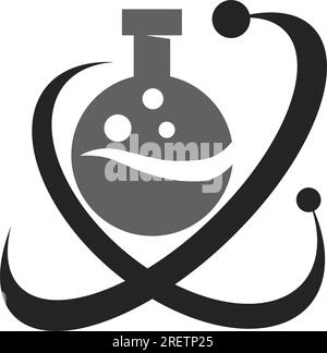 science logo template. Icon Illustration Brand Identity. Isolated and flat illustration. Vector graphic Stock Vector