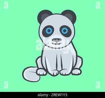Panda cartoon character Stock Vector