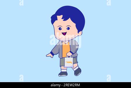 Cute children arts, illustrator arts catoon Stock Vector